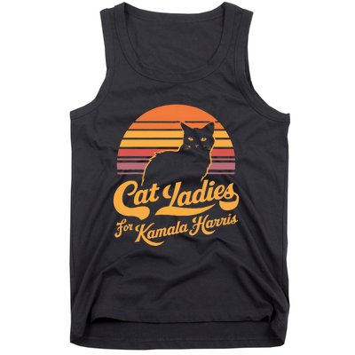 Kamala Harris Cat Lady Tank Top