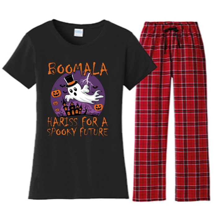 Kamala Halloween Costume For Trump Supporter 2024 Women's Flannel Pajama Set