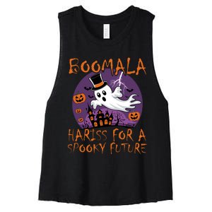 Kamala Halloween Costume For Trump Supporter 2024 Women's Racerback Cropped Tank