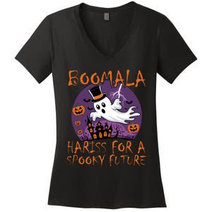 Kamala Halloween Costume For Trump Supporter 2024 Women's V-Neck T-Shirt