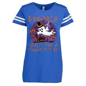 Kamala Halloween Costume For Trump Supporter 2024 Enza Ladies Jersey Football T-Shirt