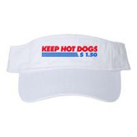 Keep Hot Dogs $1.50 Valucap Bio-Washed Visor