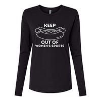 Keep Hot Dogs Out Of Sports Trump Supporters Womens Cotton Relaxed Long Sleeve T-Shirt