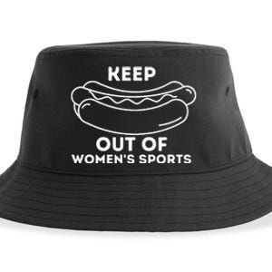 Keep Hot Dogs Out Of Sports Trump Supporters Sustainable Bucket Hat