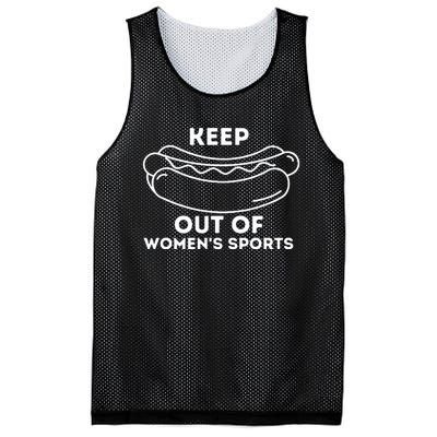 Keep Hot Dogs Out Of Sports Trump Supporters Mesh Reversible Basketball Jersey Tank