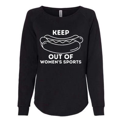 Keep Hot Dogs Out Of Sports Trump Supporters Womens California Wash Sweatshirt