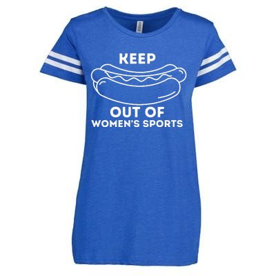 Keep Hot Dogs Out Of Sports Trump Supporters Enza Ladies Jersey Football T-Shirt