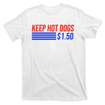 Keep Hot Dogs $1.50 Dollars T-Shirt