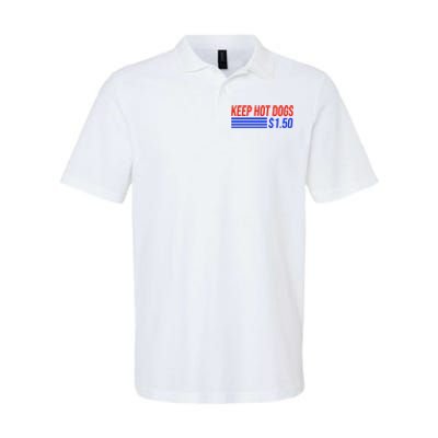 Keep Hot Dogs $1.50 Dollars Softstyle Adult Sport Polo