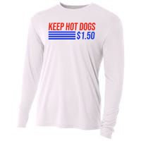 Keep Hot Dogs $1.50 Dollars Cooling Performance Long Sleeve Crew