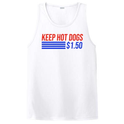 Keep Hot Dogs $1.50 Dollars PosiCharge Competitor Tank