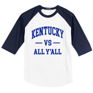 Kenucky Hrowback Design Baseball Sleeve Shirt