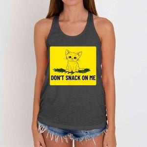 Kamala Harris DonT Snack On Me Women's Knotted Racerback Tank