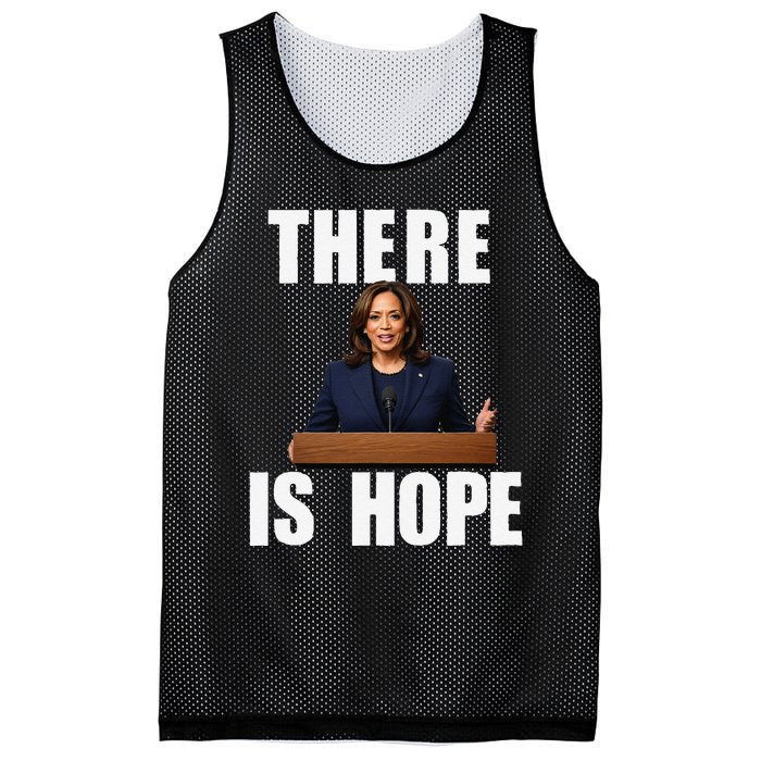 Kamala Harris Design There Is Hope Quote 2024. Mesh Reversible Basketball Jersey Tank