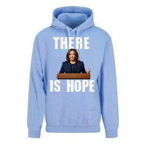 Kamala Harris Design There Is Hope Quote 2024. Unisex Surf Hoodie