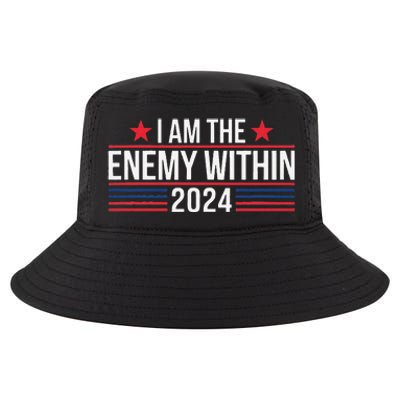 Kamala Harris Democrat 2024 Supporter I Am The Enemy Within Cool Comfort Performance Bucket Hat