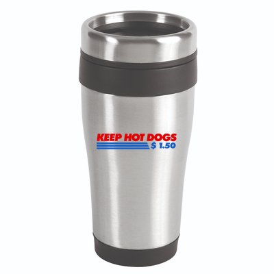 Keep Hot Dogs $1.50 Dollars 16oz Travel Tumbler