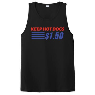 Keep Hot Dogs $1 50 Cute Gift PosiCharge Competitor Tank