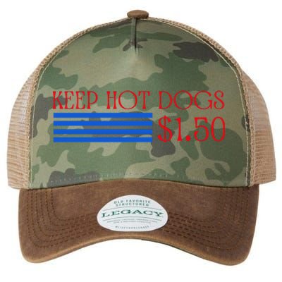 Keep Hot Dogs At 1.50 Dollars Legacy Tie Dye Trucker Hat