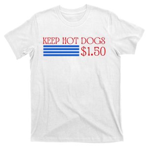 Keep Hot Dogs At 1.50 Dollars T-Shirt