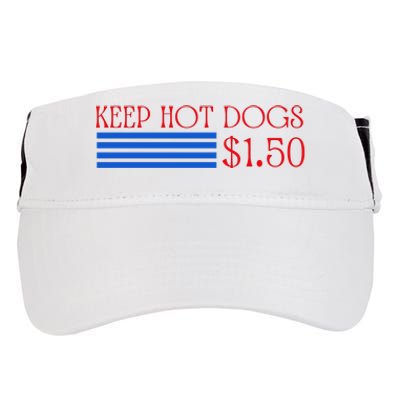 Keep Hot Dogs At 1.50 Dollars Adult Drive Performance Visor