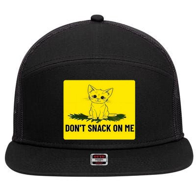 Kamala Harris DonT Snack On Me 7 Panel Mesh Trucker Snapback Hat