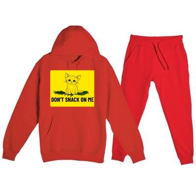 Kamala Harris DonT Snack On Me Premium Hooded Sweatsuit Set