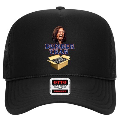 Kamala Harris Dumber Than Box Of Rocks Trucker Hat