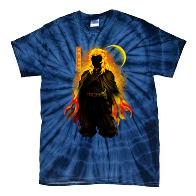 Kyojuro Hashira Dark Shadow Tie-Dye T-Shirt