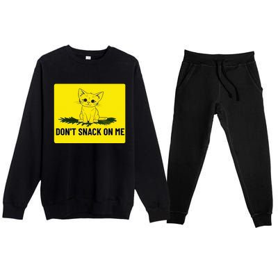 Kamala Harris DonT Snack On Me Premium Crewneck Sweatsuit Set