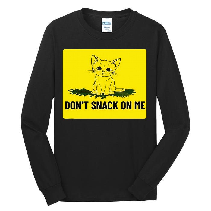 Kamala Harris DonT Snack On Me Tall Long Sleeve T-Shirt