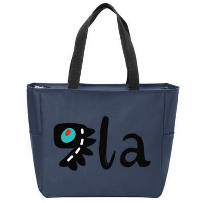 Kamala Harris Design & Graphic La Zip Tote Bag