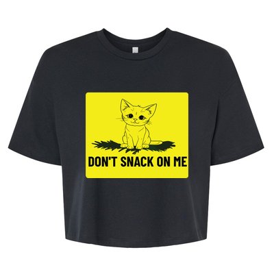 Kamala Harris DonT Snack On Me Bella+Canvas Jersey Crop Tee