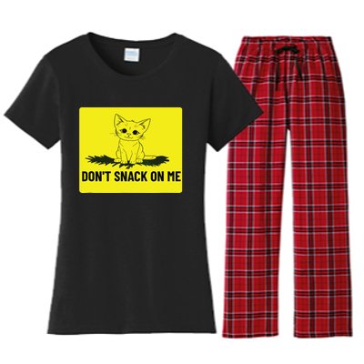 Kamala Harris DonT Snack On Me Women's Flannel Pajama Set