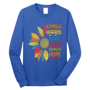 Kamala Harris Diversity Peace And Equality Gift Long Sleeve Shirt