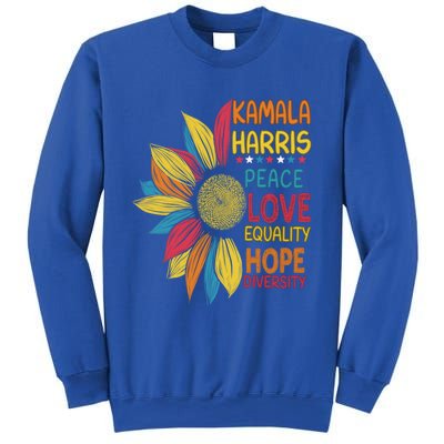 Kamala Harris Diversity Peace And Equality Gift Sweatshirt