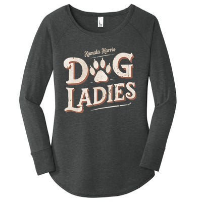 Kamala Harris Dog Ladies Women's Perfect Tri Tunic Long Sleeve Shirt