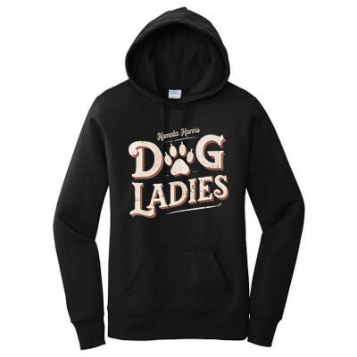 Kamala Harris Dog Ladies Women's Pullover Hoodie