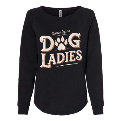 Kamala Harris Dog Ladies Womens California Wash Sweatshirt