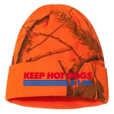 Keep Hot Dogs $1.50 Dollars Funny Gift Kati Licensed 12" Camo Beanie