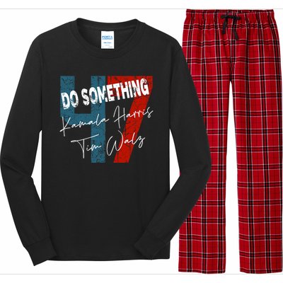 Kamala Harris Do Something Harris Walz Do Something Long Sleeve Pajama Set