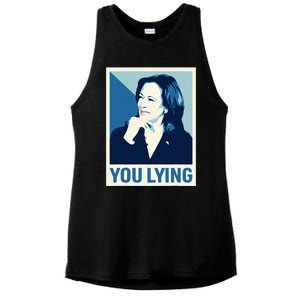 Kamala Harris Debate 2024 Ladies PosiCharge Tri-Blend Wicking Tank