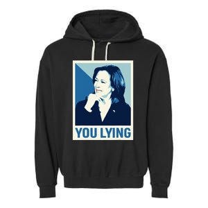 Kamala Harris Debate 2024 Garment-Dyed Fleece Hoodie