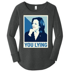 Kamala Harris Debate 2024 Women's Perfect Tri Tunic Long Sleeve Shirt