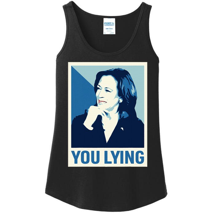 Kamala Harris Debate 2024 Ladies Essential Tank