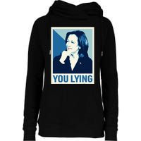 Kamala Harris Debate 2024 Womens Funnel Neck Pullover Hood