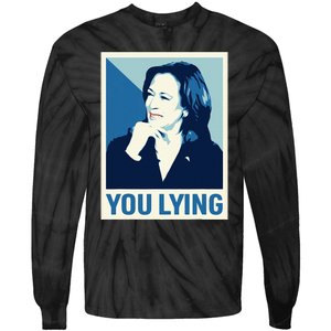 Kamala Harris Debate 2024 Tie-Dye Long Sleeve Shirt