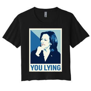 Kamala Harris Debate 2024 Women's Crop Top Tee