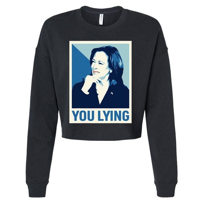 Kamala Harris Debate 2024 Cropped Pullover Crew