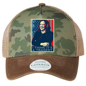 Kamala Harris Debate Donald Trump I Think ItS A Tragedy Legacy Tie Dye Trucker Hat